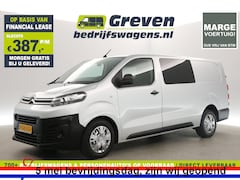 Citroën Jumpy - 2.0 BlueHDI L3H1 Marge Dubbele Cabine Airco Camera Carplay 5 Pers Cruise Navigatie PDC Ele