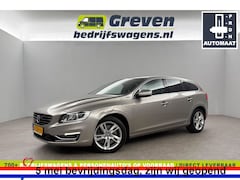 Volvo V60 - 2.4 D6 AWD Summum | 215PK | APK tot 10-2025 | LED Clima Cruise Trekhaak Leder Navi Memory