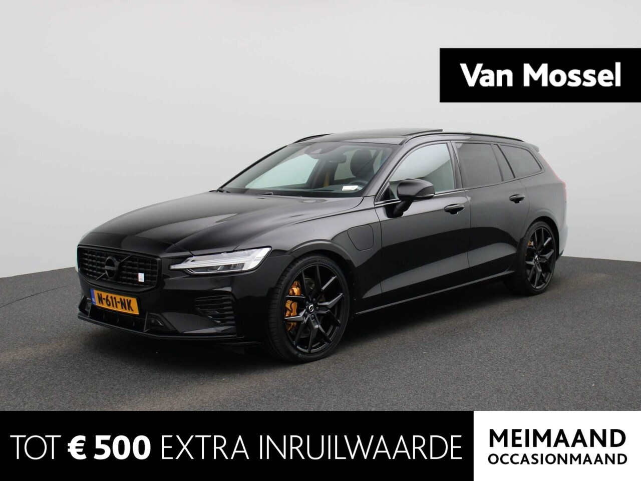 Volvo V60 - 2.0 T8 AWD Polestar Engineered | 405 PK | Leder | Black Optic | Panoramadak | 20 inch | Ha - AutoWereld.nl