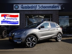 Nissan Qashqai - 1.3 DIG-T Tekna 360-CAMERA PANO CARPLAY DAB RUIT+STOELVERW. 19"LMV HALFLEER NAVI CRUISE 2x