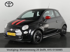 Fiat 500 - 0.9 TwinAir Plus 1e EIGENARESSE. AIRCO. BEKLEDING HALF LEDER. 16" LICHTMETALEN VELGEN