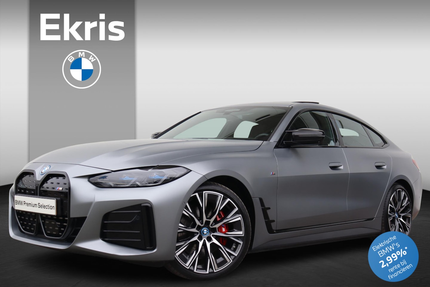 BMW i4 - M50 High Executive Model M Sport / Harman Kardon / Schuif-Kanteldak / 20" LMV / M-Sportsto - AutoWereld.nl