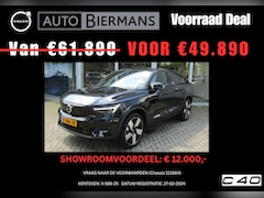 Volvo C40 - Recharge Single Motor Extended Range Plus | SNEL LEVERBAAR | 20-inch LM-velgen | Pixel LED