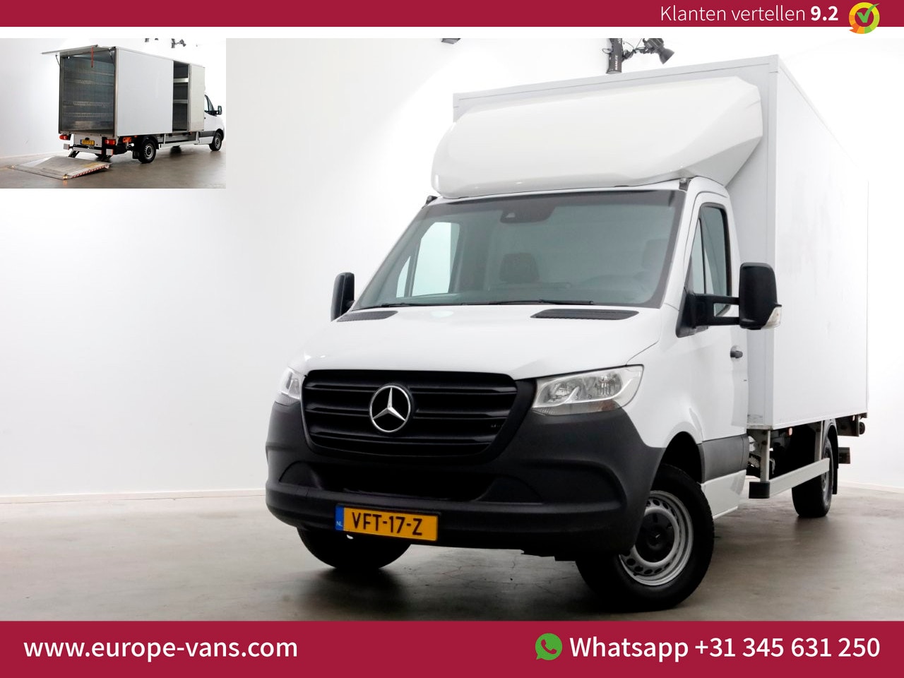 Mercedes-Benz Sprinter - 314 CDI 143pk E6 Bakwagen met laadklep en zijdeur L440 1020kg laadverm. 04-2020 - AutoWereld.nl