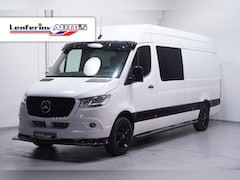 Mercedes-Benz Sprinter - 315 CDI 150 pk L3H2 Black&White Dubbel Cabine Navi, 360 Camera, AMG Grille, 18" LMV, Sideb