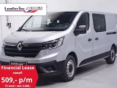 Renault Trafic - 2.0 DCi 170 pk Aut. L2 Dubbel Cabine BPM vrij 2x Schuifdeur, Airco ECC, Cruise Control, LE