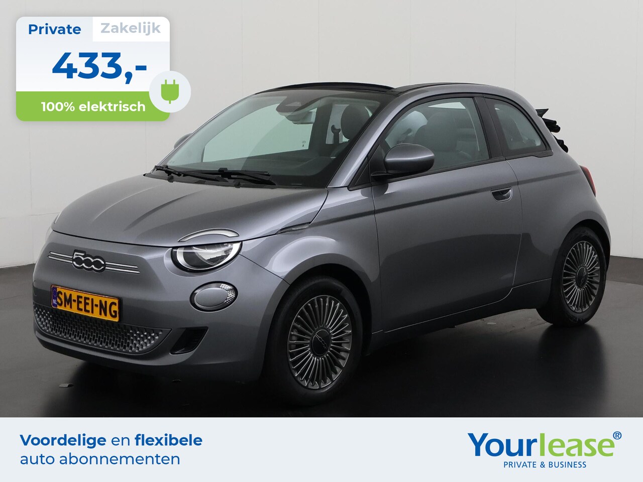 Fiat 500e - Cabrio Icon 42 kWh | All-in 433,- Private Lease | Zondag Open! - AutoWereld.nl