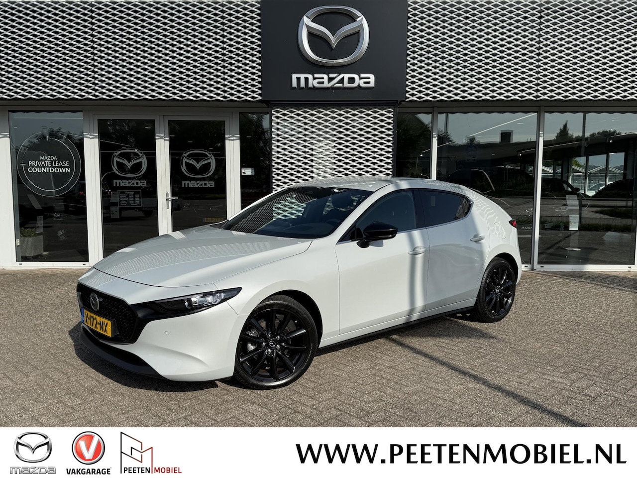 Mazda 3 - 2.0 e-SkyActiv-G M Hybrid 150 Homura GARANTIE T/M 01-2030! |DEALERONDERHOUDEN | CAMERA | A - AutoWereld.nl