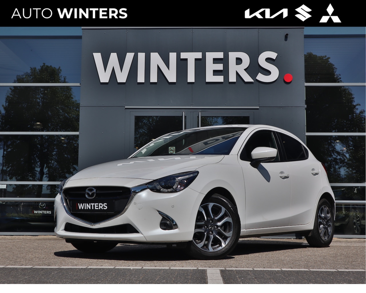 Mazda 2 - 1.5 Skyactiv-G GT-M Automaat Navi+BT+DAB+Camera Stoelverw. Keless Cr.Control PDC ECC-Airco - AutoWereld.nl