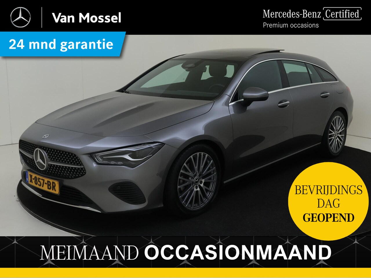 Mercedes-Benz CLA-klasse Shooting Brake - 180 Luxury Line / Panorama dak / Parkeercamera / Stoelverwarming / - AutoWereld.nl