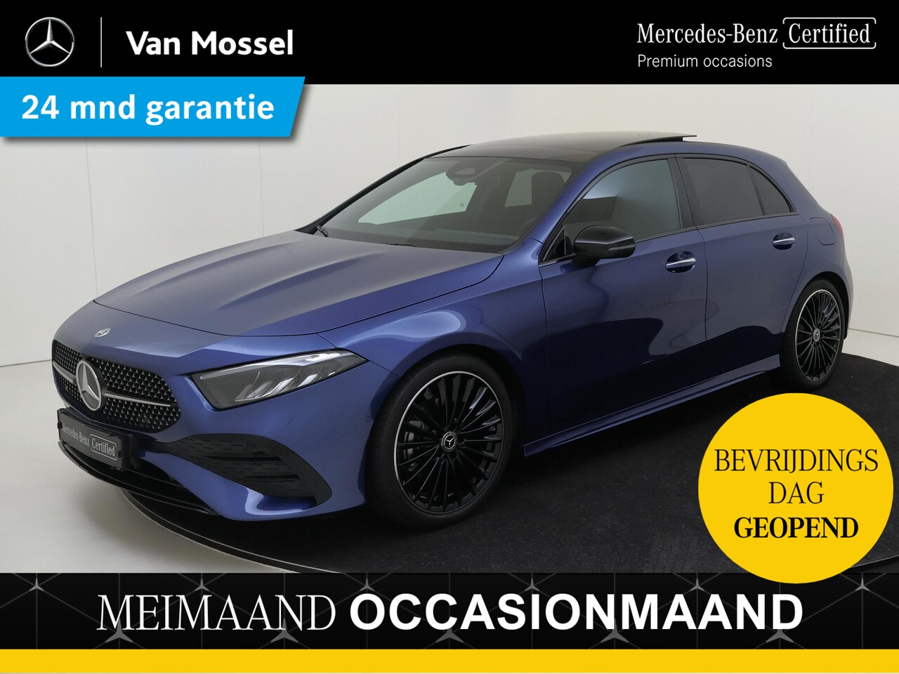 Mercedes-Benz A-klasse - 180 Star Edition AMG Line /Panoramadak /Night pakket /19 Inch /Carplay - AutoWereld.nl