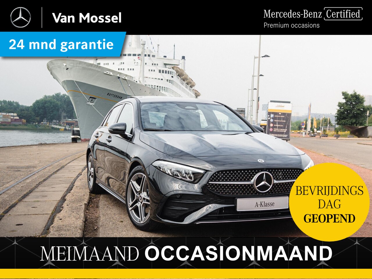 Mercedes-Benz A-klasse - 180 AMG Line /Panoramadak /Carplay /Achteruitrijcamera - AutoWereld.nl