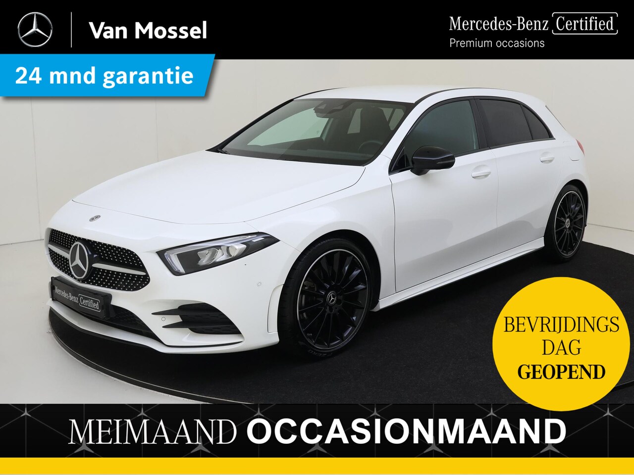 Mercedes-Benz A-klasse - 220 4MATIC / AMG / NIGHT / 19 Inch Multispaaks / Stoelverwarming / - AutoWereld.nl