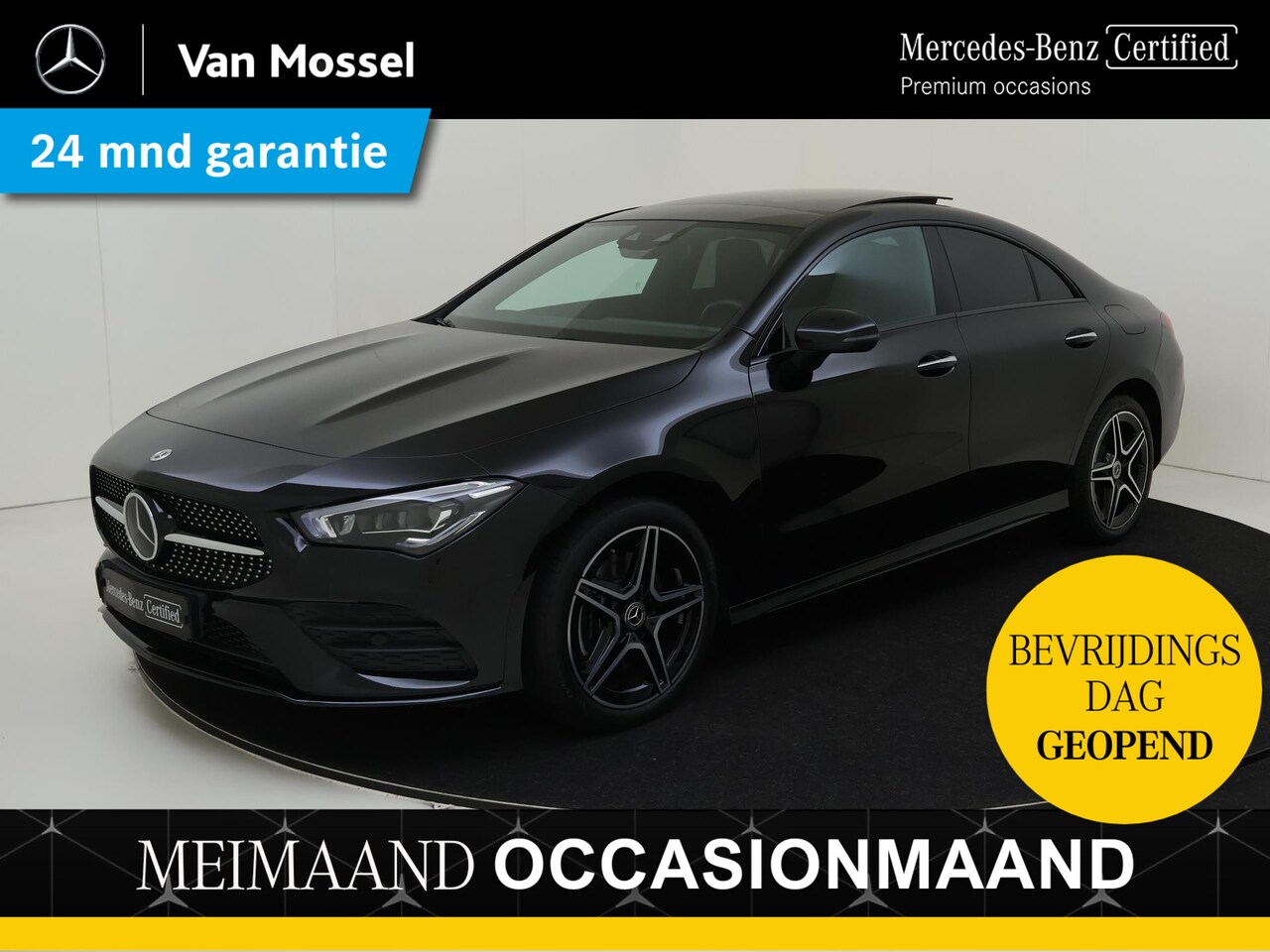 Mercedes-Benz CLA-Klasse - 250 e Business Solution AMG Limited Premium Plus /Panoramadak /Rijassistentiepakket /Night - AutoWereld.nl