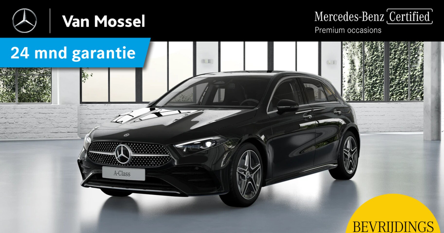 Mercedes-Benz A-klasse - 180 Star Edition AMG Line / Stoelverwarming / Achteruitrijcamera / Panaroma-schuifdak / - AutoWereld.nl