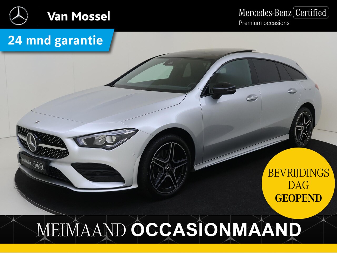 Mercedes-Benz CLA-klasse Shooting Brake - 250 e AMG Line / Stoelverwarming / Achteruitrijcamera / Panaroma-schuifdak / - AutoWereld.nl