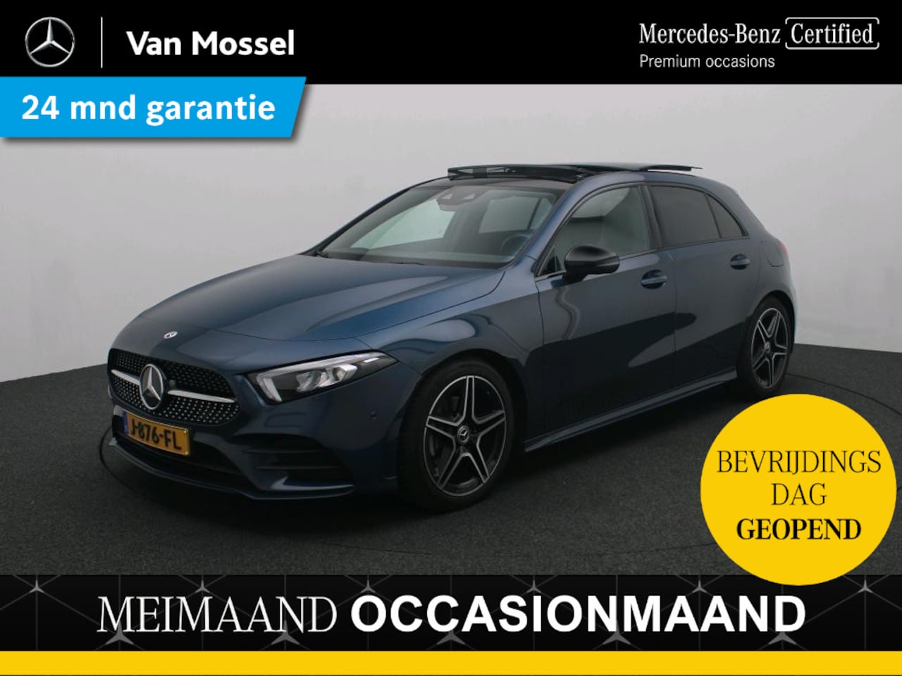 Mercedes-Benz A-klasse - 180 Business Solution AMG / Panoramadak / Night Pakket / Stoelverwarming - AutoWereld.nl