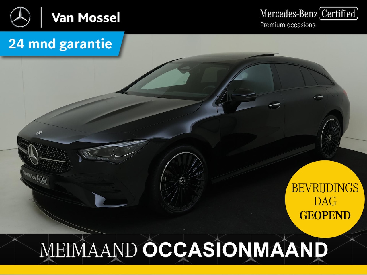 Mercedes-Benz CLA-klasse Shooting Brake - 250 e AMG Line / Panoramadak / Burmester / Winter Pakket / 19 Inch / Nightpakket - AutoWereld.nl
