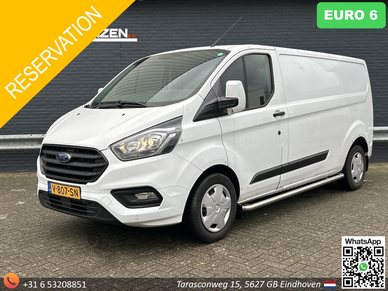 Ford Transit Custom - 340 2.0 TDCI L2H1 Trend | € 7.450,- NETTO! | Euro 6 | Airco | Cruise | Navi | Camera | Sto - AutoWereld.nl