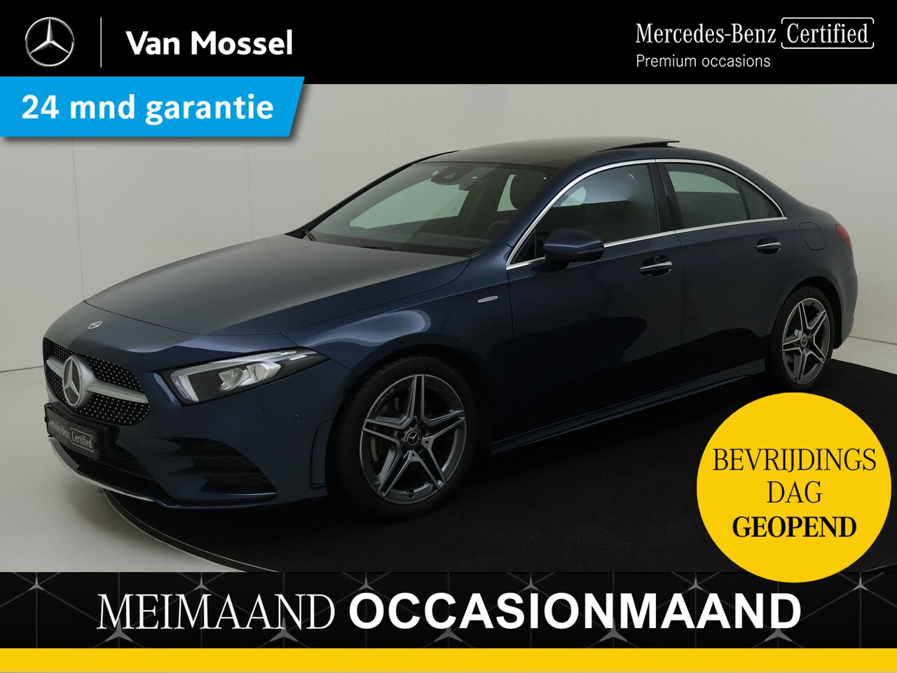 Mercedes-Benz A-klasse - 180 AMG Line / Stoelverwarming / Achteruitrijcamera / Panaroma-schuifdak / - AutoWereld.nl
