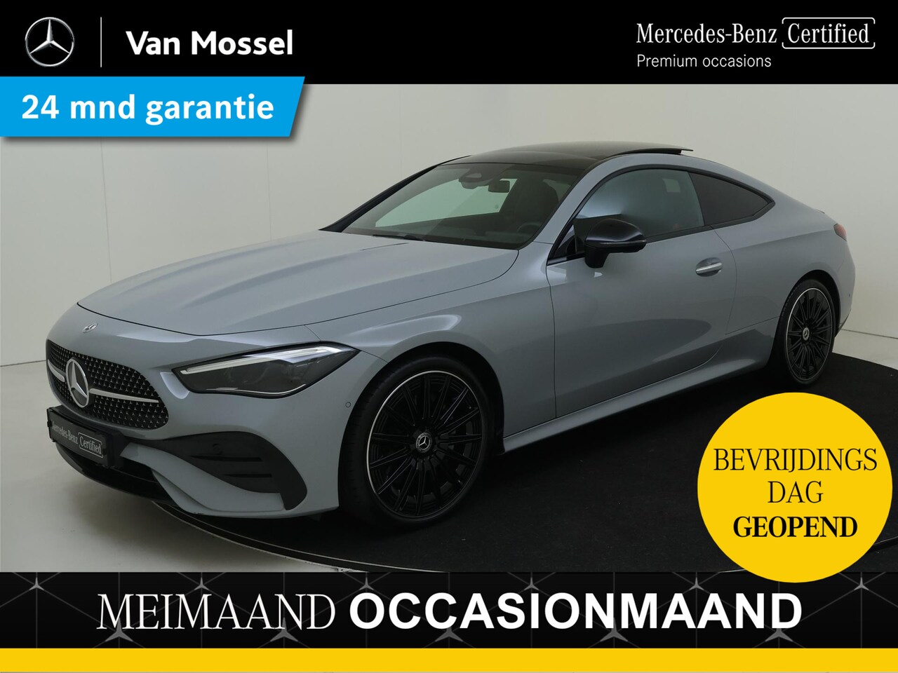 Mercedes-Benz CLE Coupé - 200 AMG Line / Stoelverwarming / Achteruitcamera / Panaroma-schuifdak / Night-Pakket / Mem - AutoWereld.nl