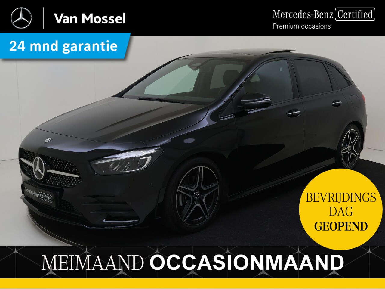 Mercedes-Benz B-klasse - 180 AMG Line Mercedes-Benz B-klasse 180 AMG-Line / Stoelverwarming / Achteruitrijcamera / - AutoWereld.nl