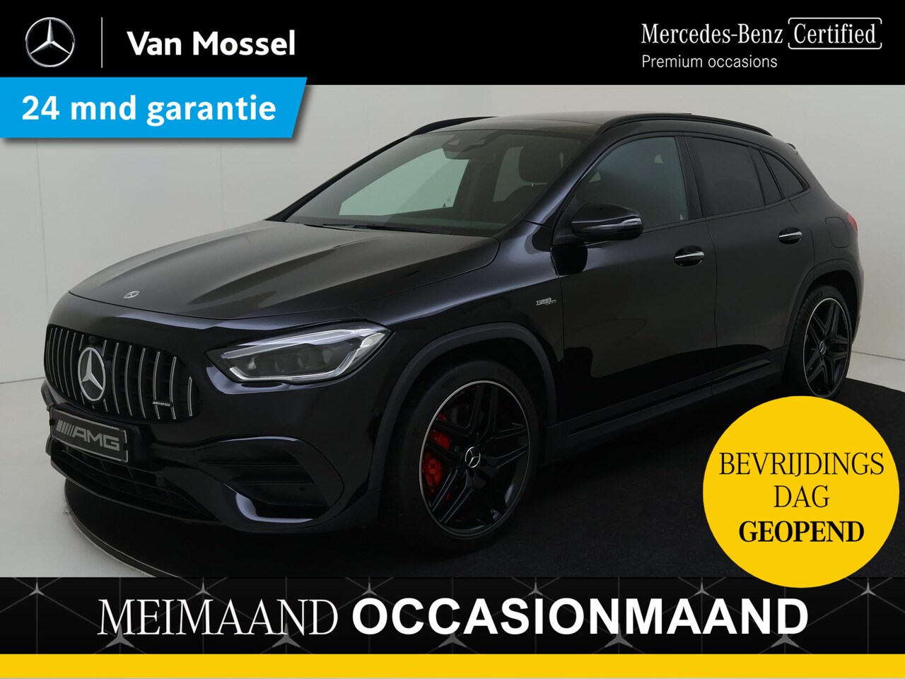 Mercedes-Benz GLA-Klasse - AMG 45 S 4MATIC+ / Panoramadak/ Night/ Leder/ 20 inch - AutoWereld.nl