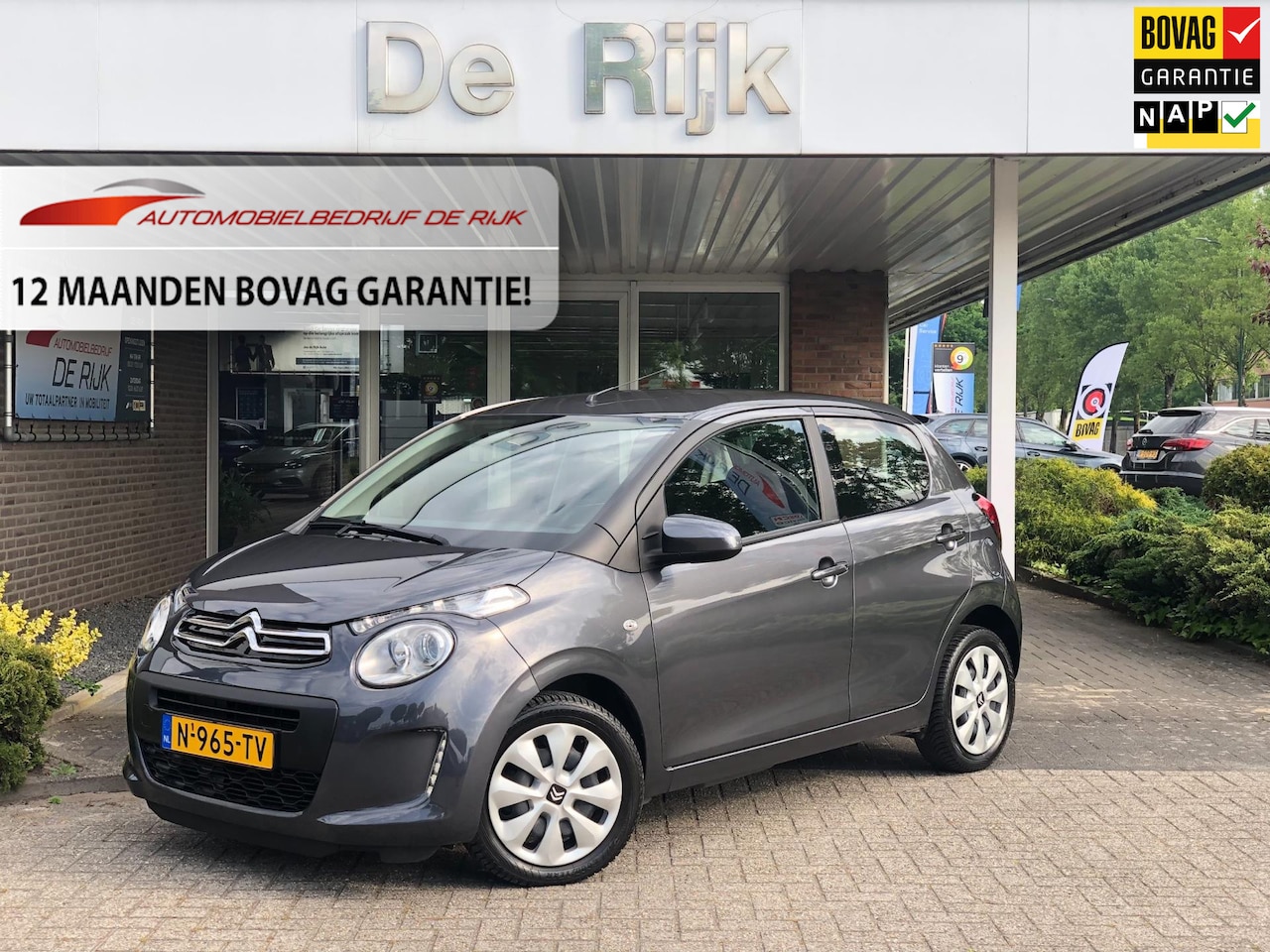 Citroën C1 - 1.0 VTi Feel | Airco, Speed Limiter, El. Ramen, Bluetooth, | Dealeronderhouden | NAP | - AutoWereld.nl