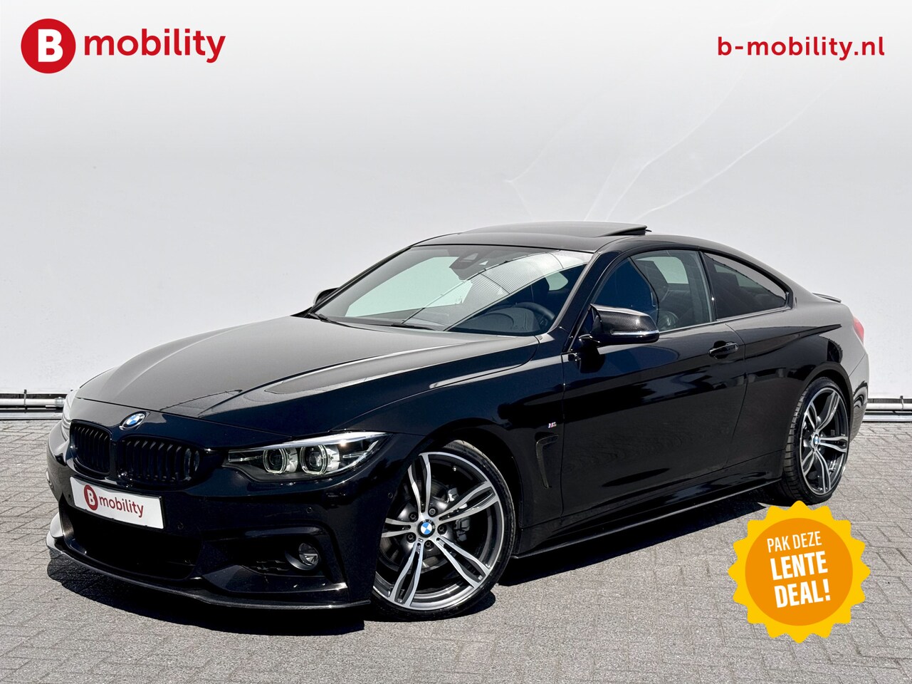 BMW 4-serie Coupé - 430i High Executive 252PK M-Sport *Citrinschwarz Individual | Apple CarPlay | Schuif/Kante - AutoWereld.nl