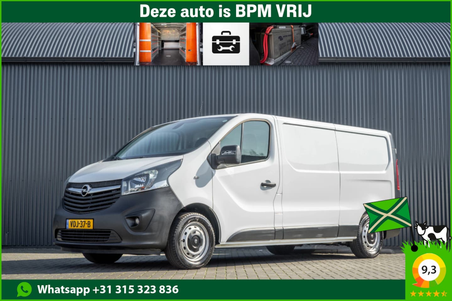 Opel Vivaro - 1.6 CDTI L2H1 125PK | 3-Zits | Inrichting | Omvormer | Camera | Navigatie | Cruise | Airco - AutoWereld.nl
