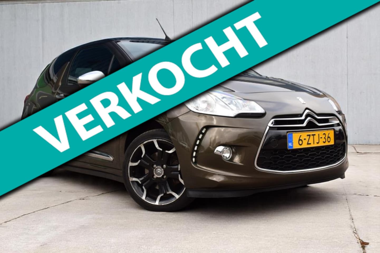 Citroën DS3 Cabrio - 1.6 THP Sport Chic 1.6 THP Sport Chic, Parkeerhulp, Lichtmetalen velgen, Sportpedalen, Nieuwe dist. ketting, - AutoWereld.nl