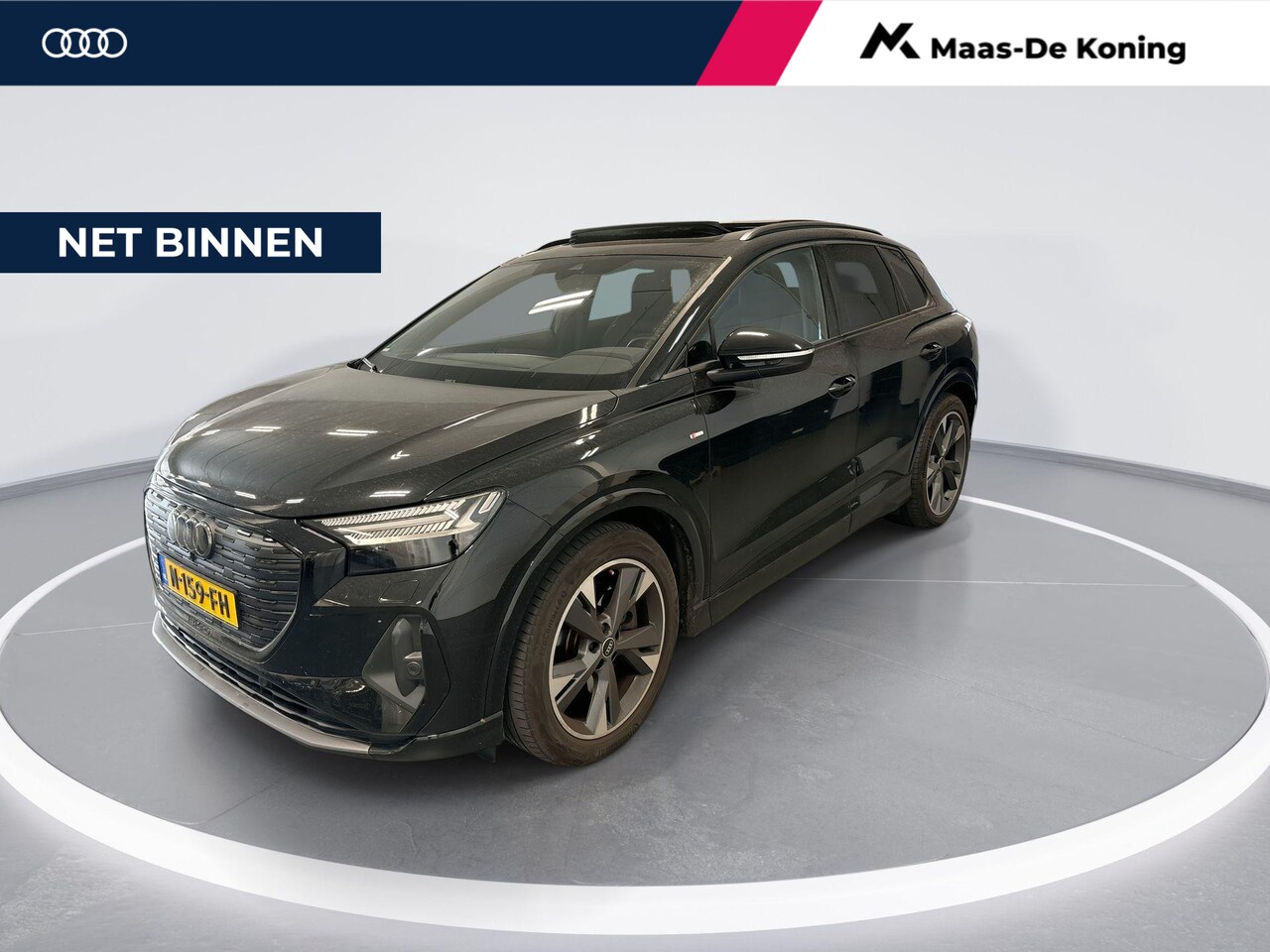 Audi Q4 e-tron - 40 204pk Launch edition S Competition 77 kWh · Camera · Panoramadak · Warmtepomp · Sonos A - AutoWereld.nl