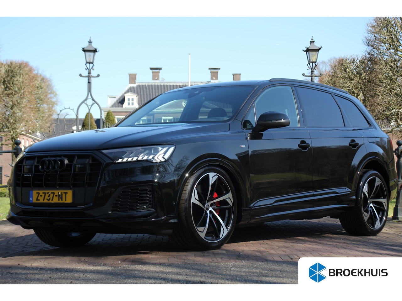 Audi Q7 - Audi 60 TFSI E QUATTRO S-LINE | EL. TREKHAAK | LUCHTVERING | ADAPTIVE CRUISE | STOEL & STU - AutoWereld.nl