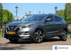 Nissan Qashqai - 1.3 DIG-T Tekna | DEALER OH | CRUISE | AFNEEMBARE TREKHAAK | HALF LEDER | ALL-SEASON BANDE
