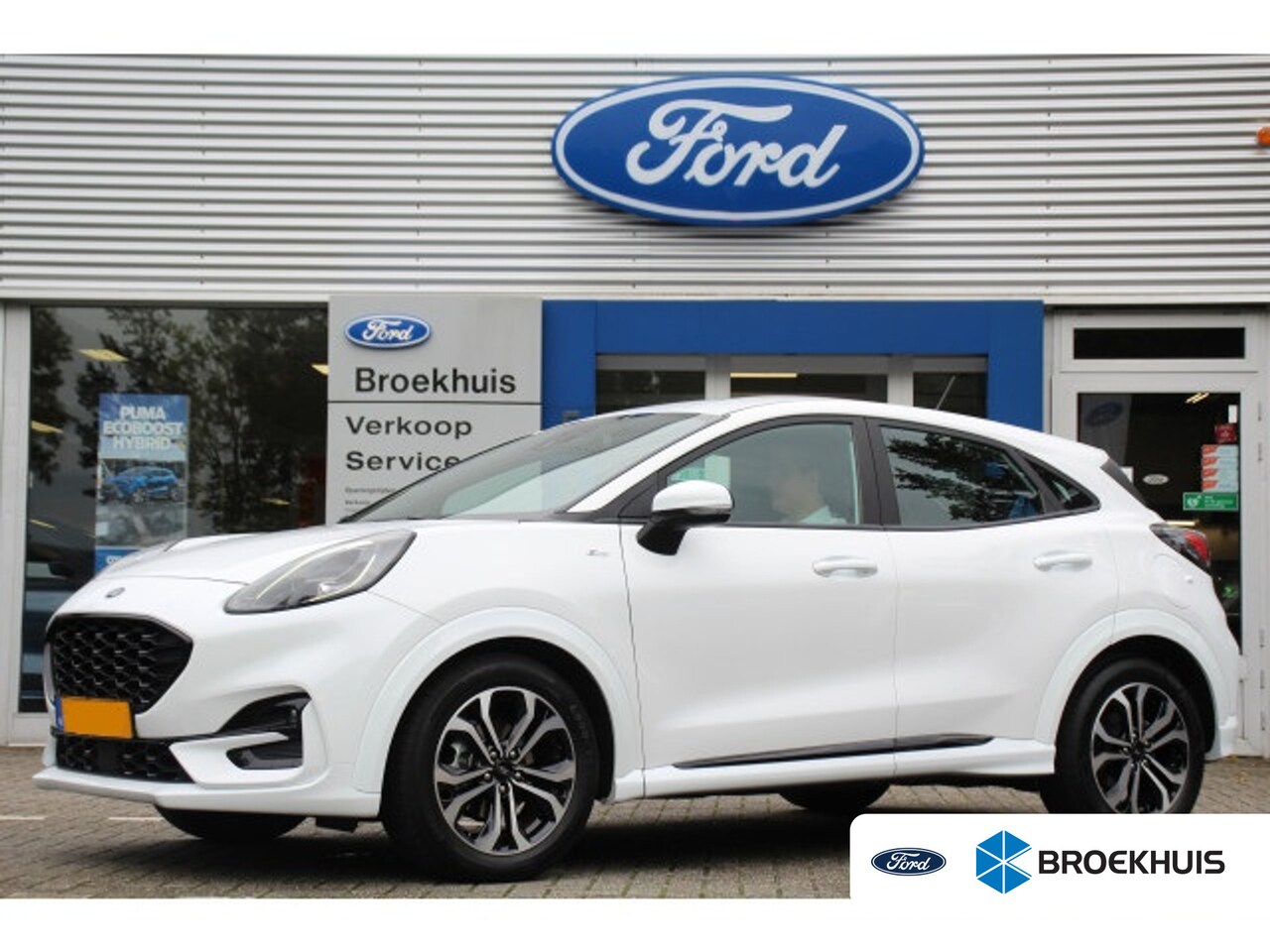 Ford Puma - Ford 1.0EB HYBRID ST-LINE | TREKHAAK |  WINTERPACK: STOEL, STUUR & VOORRUITVERWARMING | DE - AutoWereld.nl