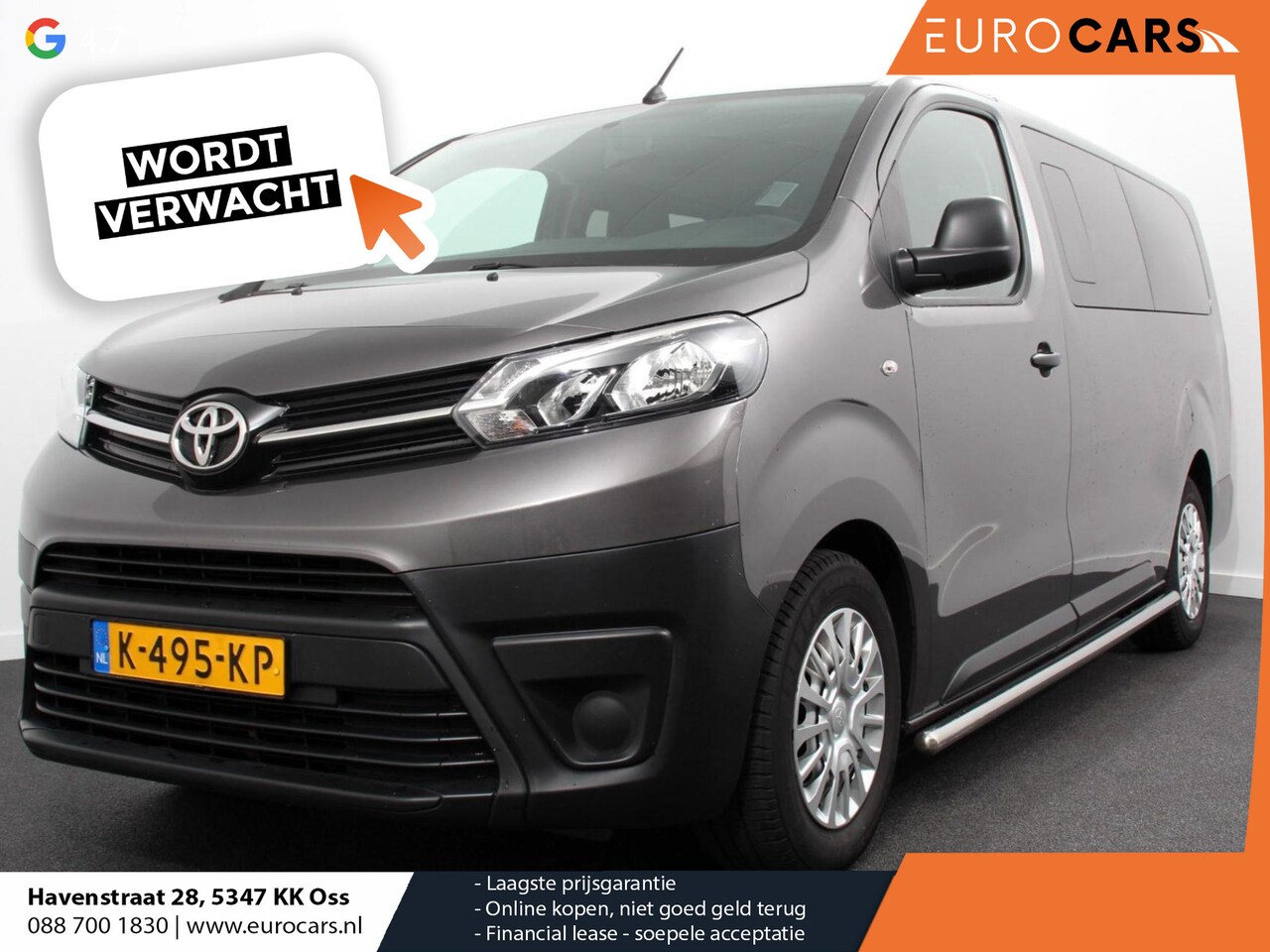 Toyota ProAce Shuttle - 1.5 D-4D Navigator Long Demo ! | 9 Persoons | Navigatie | Parkeersensoren | Carplay | Crui - AutoWereld.nl