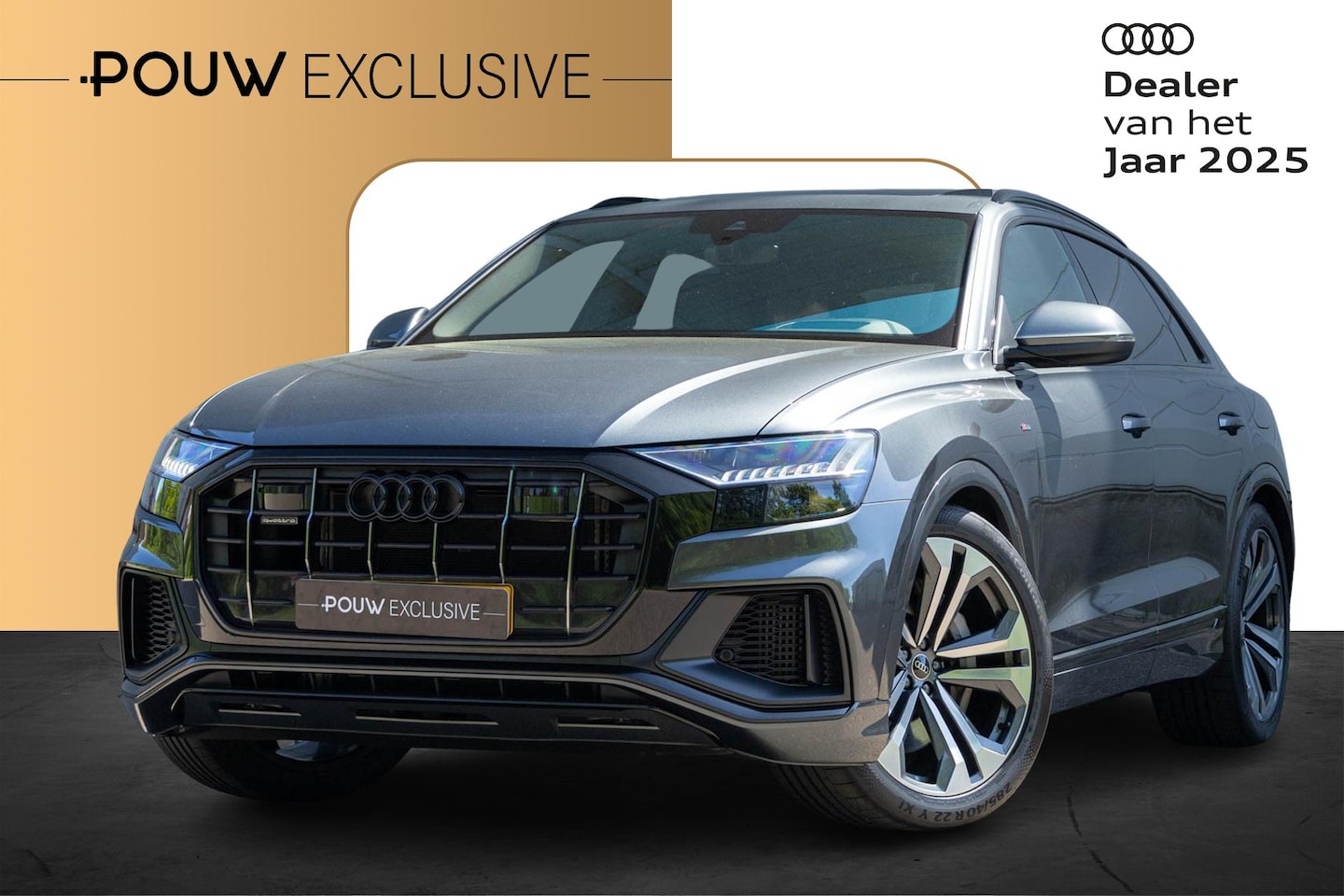 Audi Q8 - 55 TFSIe 380pk quattro Pro Line S | Panoramadak | Luchtvering Sport | Head-up | Keyless | - AutoWereld.nl