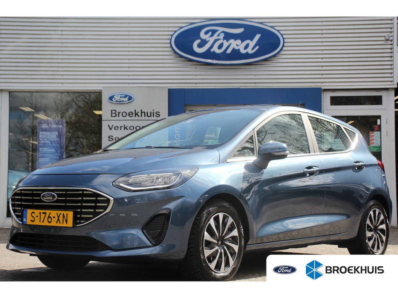 Ford Fiesta - Ford 1.0EB HYBRID TITANIUM | ORIGINEEL NL! | DEALER OH! | CARPLAY | PARK SENSOR | CRUISE - AutoWereld.nl