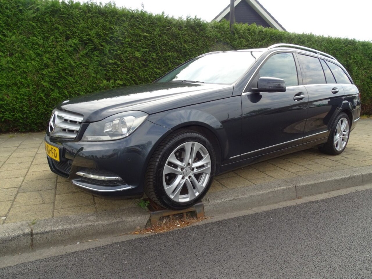 Mercedes-Benz C-klasse - 180 BNSCL. AVANT-Automaat-Hlf leer-Trkh-Navi-Cruise - AutoWereld.nl