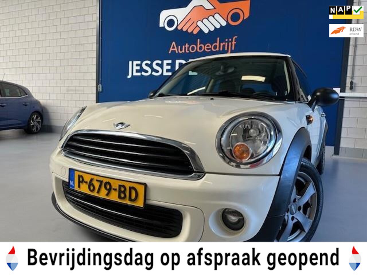 MINI One - Mini 1.6 Automaat,bj.2011,kleur: beige ! Airco,Sportvelgen,Stoelverwarming,Stereo,NAP met - AutoWereld.nl
