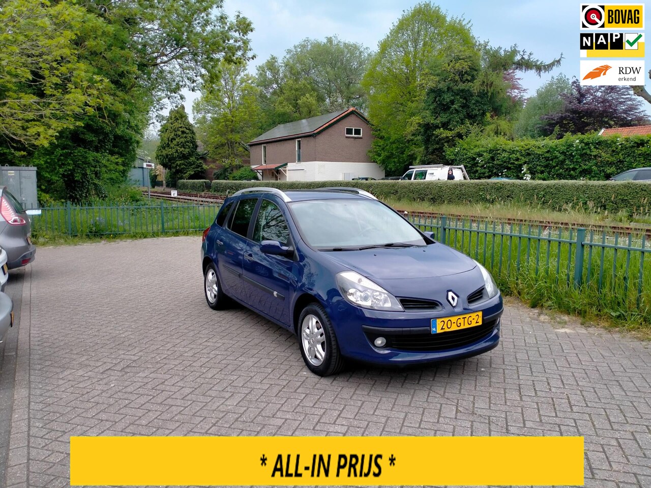 Renault Clio Estate - 1.2 TCE Dynamique airco trekhaak lage km ALLINPRIJS - AutoWereld.nl