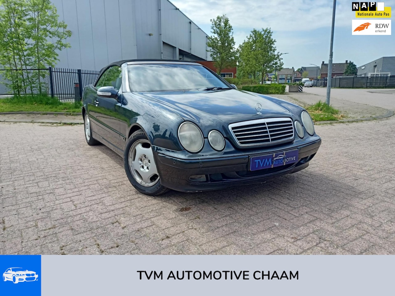 Mercedes-Benz CLK-klasse Cabrio - 200 K. Elegance AUTOMAAT AIRCO CABRIO - AutoWereld.nl