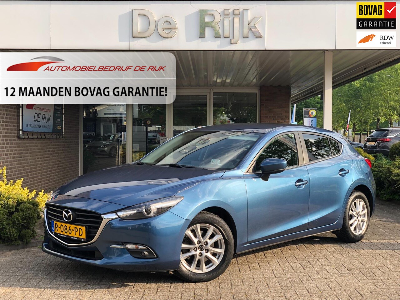 Mazda 3 - 2.0 SkyActiv-G 120 SkyLease GT | Head-Up, Navi, Camera, Stoel+Stuurverw., Climate | Dealer - AutoWereld.nl