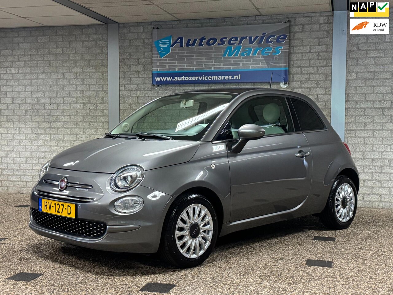 Fiat 500 - 0.9 TwinAir Turbo Lounge 0.9 TwinAir Turbo Lounge, airco, cruise, pano dak, 15 inch LM, NL auto - AutoWereld.nl