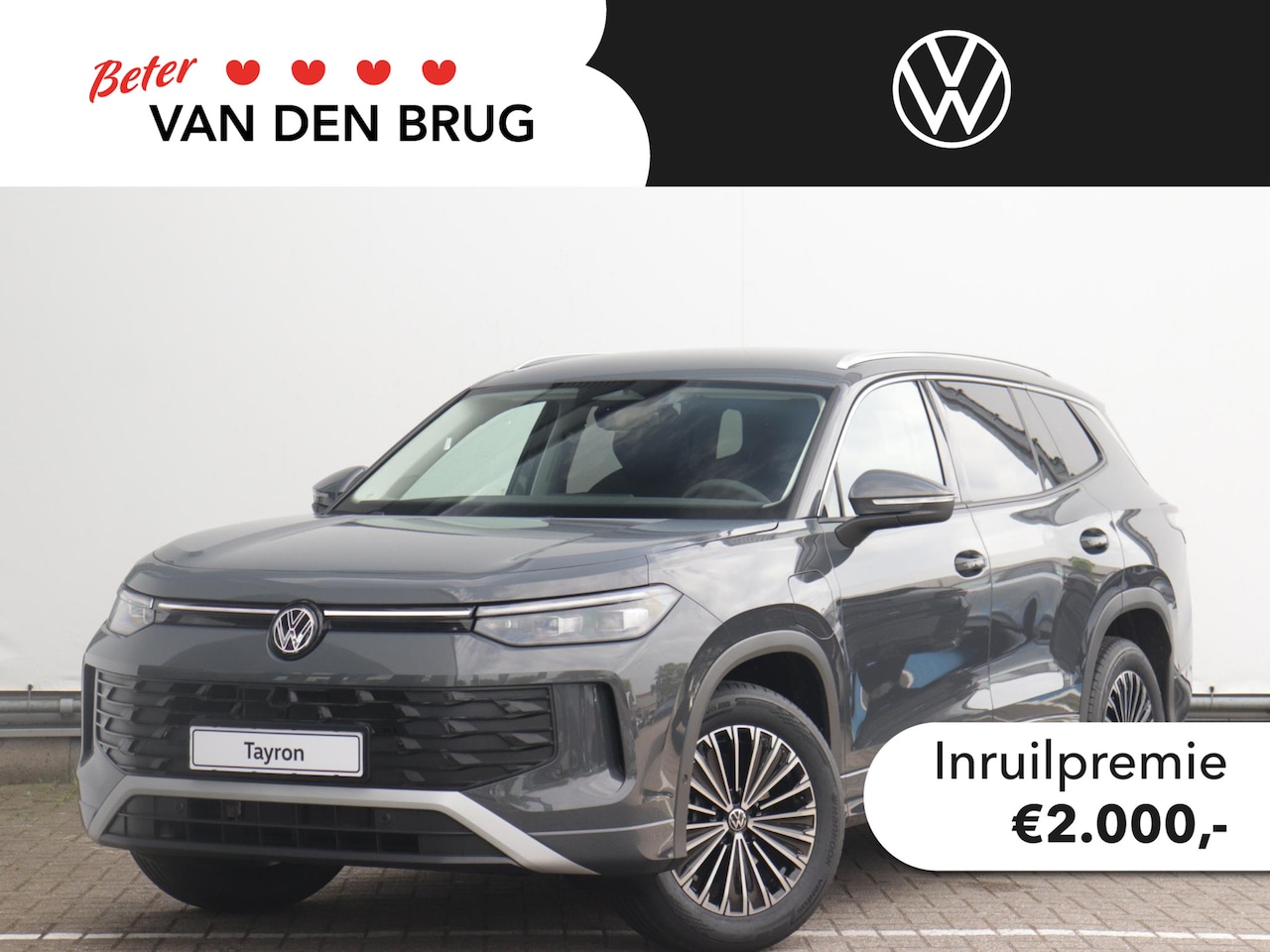 Volkswagen Tayron - Life Edition 1.5 eHybrid 150 kW / 204 pk SUV 6 ver | Trekhaak | 18" inch lm velgen | Stoel - AutoWereld.nl