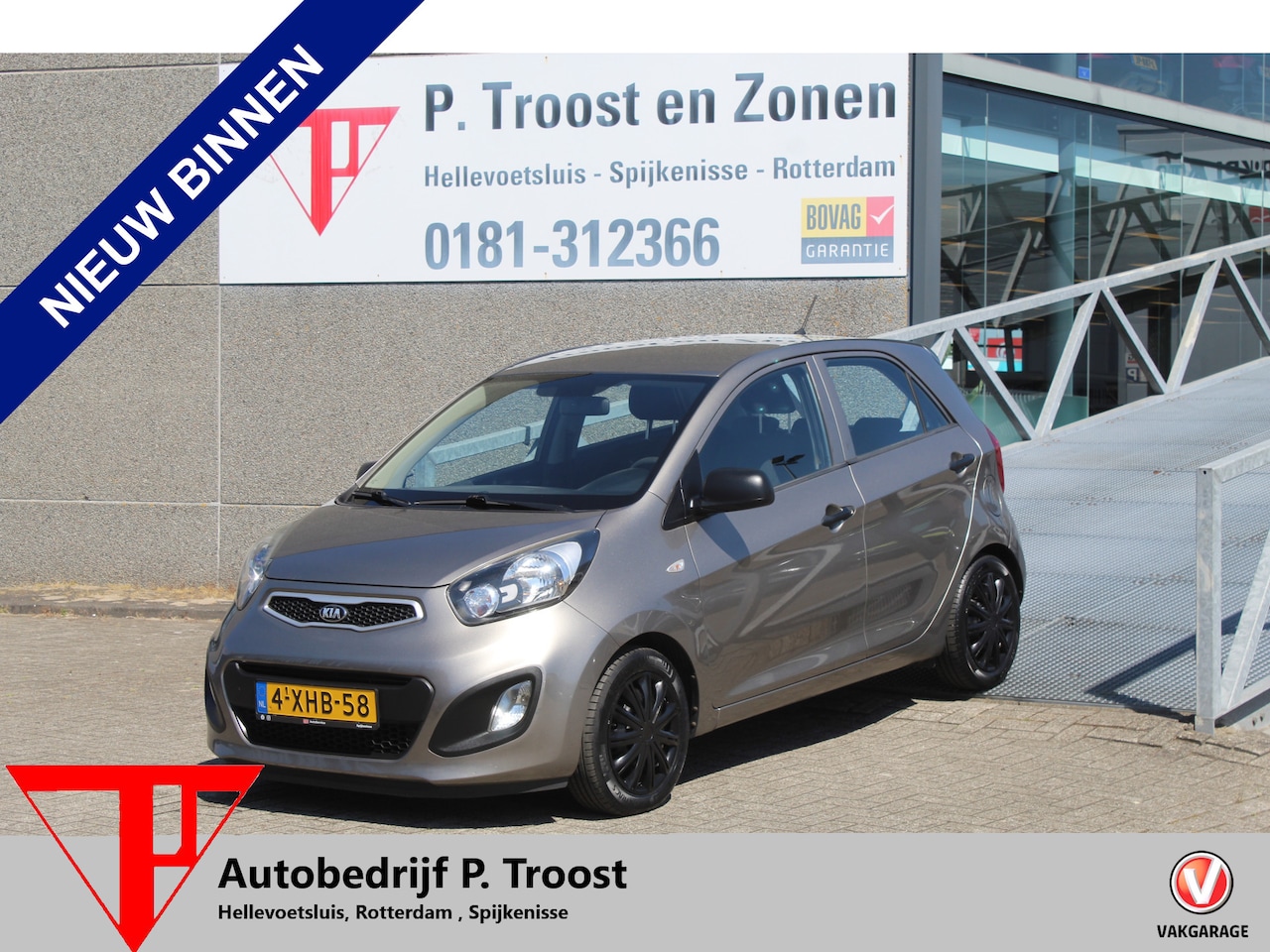 Kia Picanto - 1.0 CVVT ISG Comfort Pack Airco/Navigatie/Bluetooth/Groot infotainment scherm/Centrale deu - AutoWereld.nl
