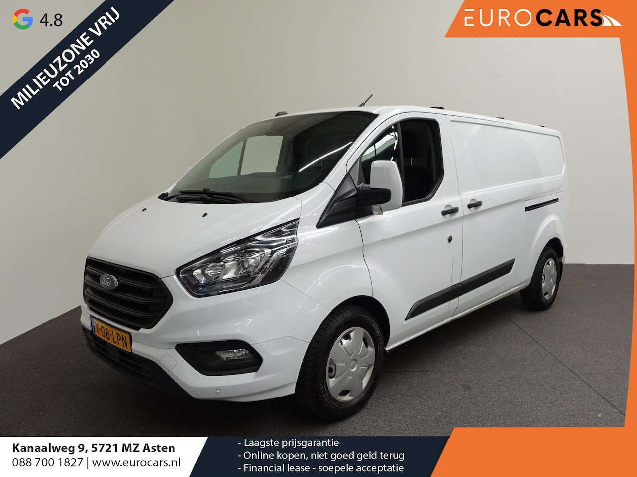 Ford Transit Custom - 130pk Automaat L2H1 Trend 2x schuifdeur Navigatie Camera Cruise control Parkeersensoren Ai - AutoWereld.nl