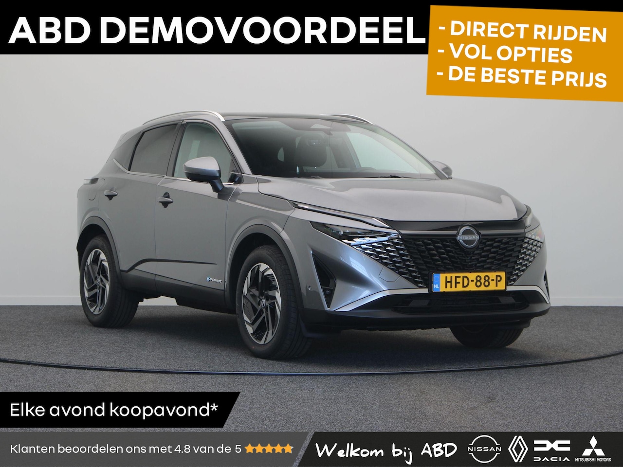 Nissan Qashqai - 1.5 e-Power N-Connecta | Rijklaarprijs!! | Stoel, Stuur en Voorruitverwarming | Adaptieve - AutoWereld.nl