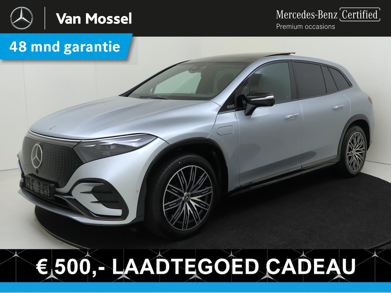 Mercedes-Benz EQS SUV - 450 4MATIC AMG Line / Stoelverwarming / Stoelventilatie / 360Graden-Camera / Panaroma-schu - AutoWereld.nl