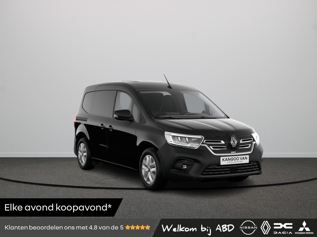 Renault Kangoo E-Tech - Renault Advance 44 kWh | Cruise control en snelheidsbegrenzer | Elektrisch bedienbare rame - AutoWereld.nl